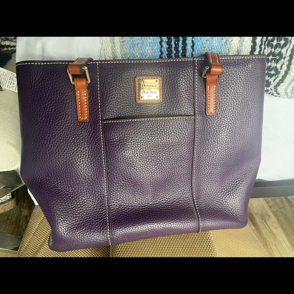 Dooney & Bourque purple satchel